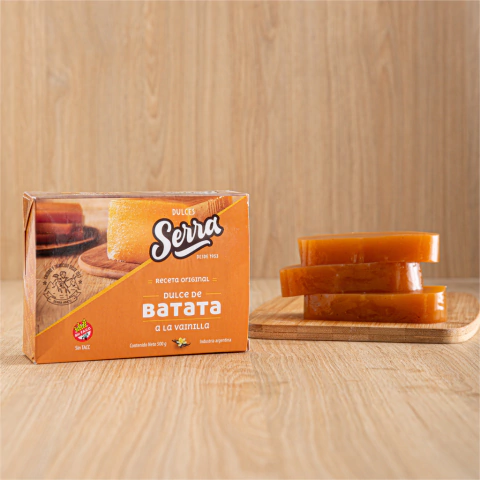 Dulce de batata a la vainilla – caja de 500 g
