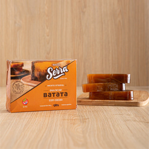 Dulce de batata con cacao – caja de 500 g