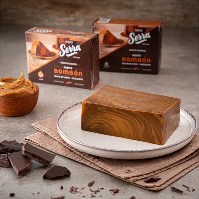 Postre Bombón de dulce de leche y chocolate – caja de 500 g